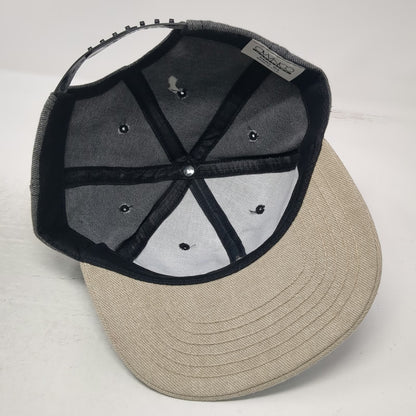 Omnco Weyerhaeuser Hat Gray One Size Snapback Two Tone Made in USA Wood Lumber