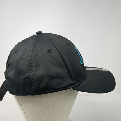 Miami Dolphins NFL New Era Black One Size Reflective Stripe 9FORTY Hat Stretch