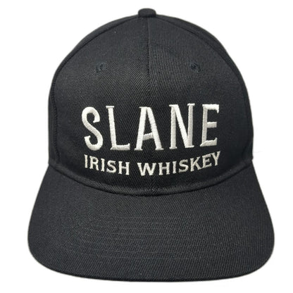 East West Embroidery Snapback Black One Size Slane Irish Whiskey Hat Acrylic