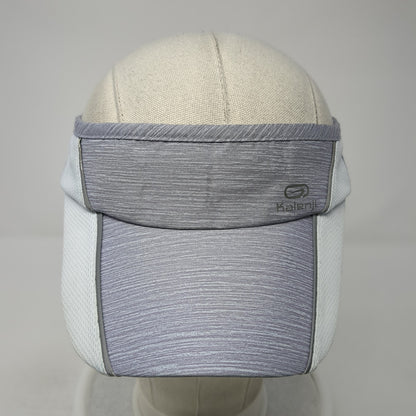 Kalenji Strapback Sun Visor Hat Gray One Size Adjustable Outdoor