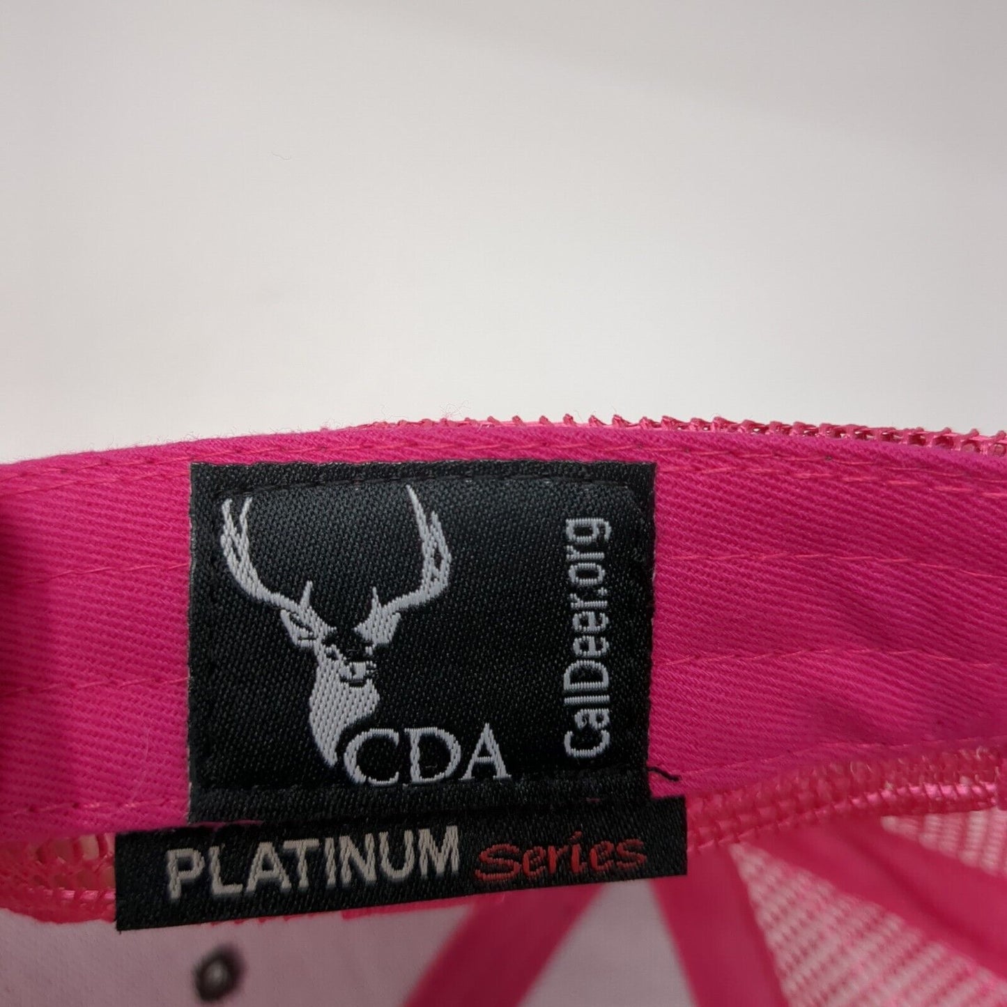 CDA Deer Strapback Mesh Back Trucker Hat Multi One Size Rhinestone