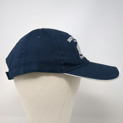 Hit Wear Baseball Cap Blue White One Size Logging Truck Grand Ronde Oregon Hat