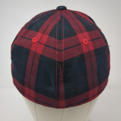 Idaho Tree Gun Fitted Baseball Cap Multicolor XL Checkered Flexfit Yupoong