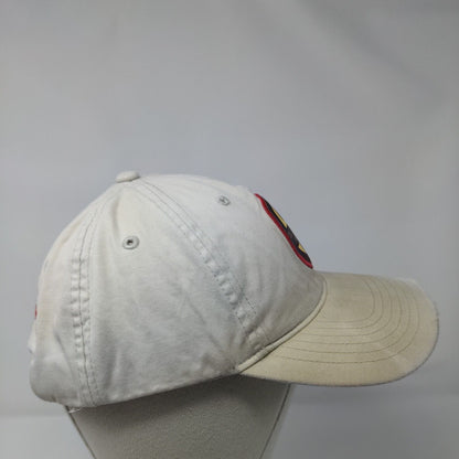 Old Guys Rule Slideback Hat Tan One Size Solid Adjustable Embroidered