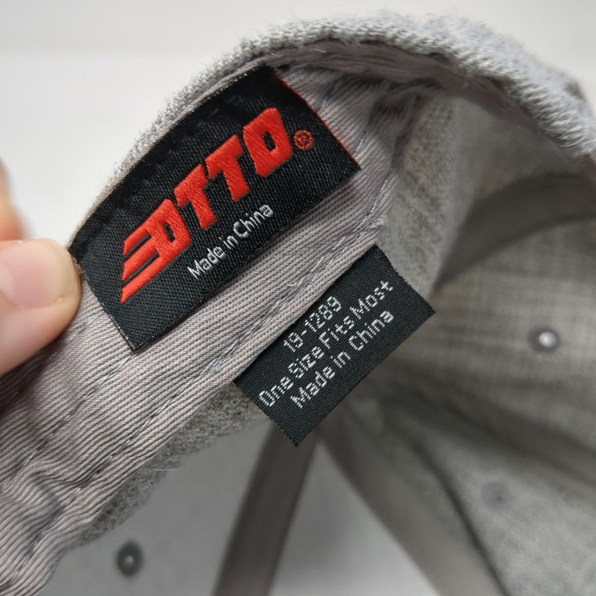 Otto Snapback Hat Gray One Size CleaverBrooks Sales & Service Logo Wool Blend