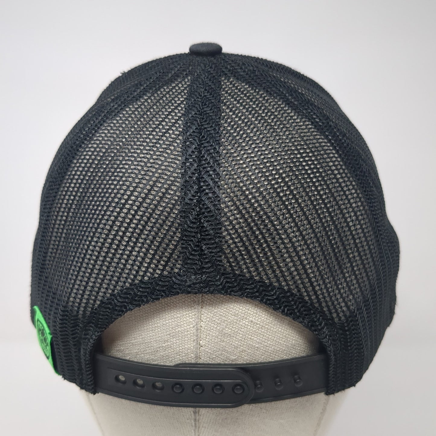 Hop Valley Brewing Co. Snapback Trucker Hat Black One Size Adjustable Mesh Back