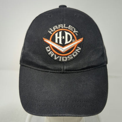 Harley-Davidson Baseball Cap Black One Size Strapback Embroidered Logo Patch Hat