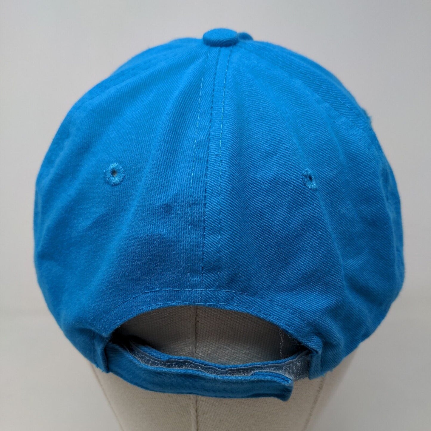 Unbranded Men's Strapback Hat Blue Adjustable Embroidered Siesta Key Logo