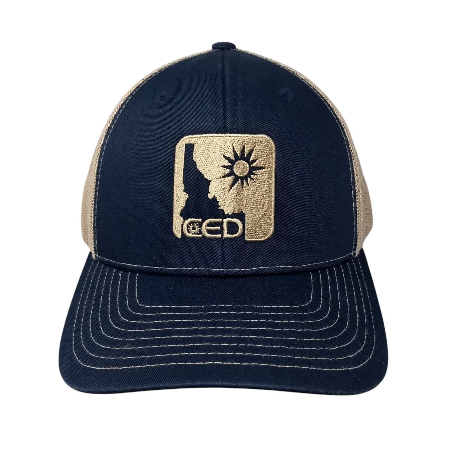 Idaho CED Snapback Mesh Back Trucker Hat Multicolor OSFA Embroidered