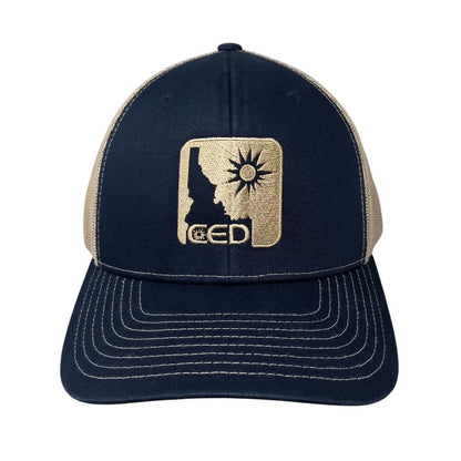 Idaho CED Snapback Mesh Back Trucker Hat Multicolor OSFA Embroidered