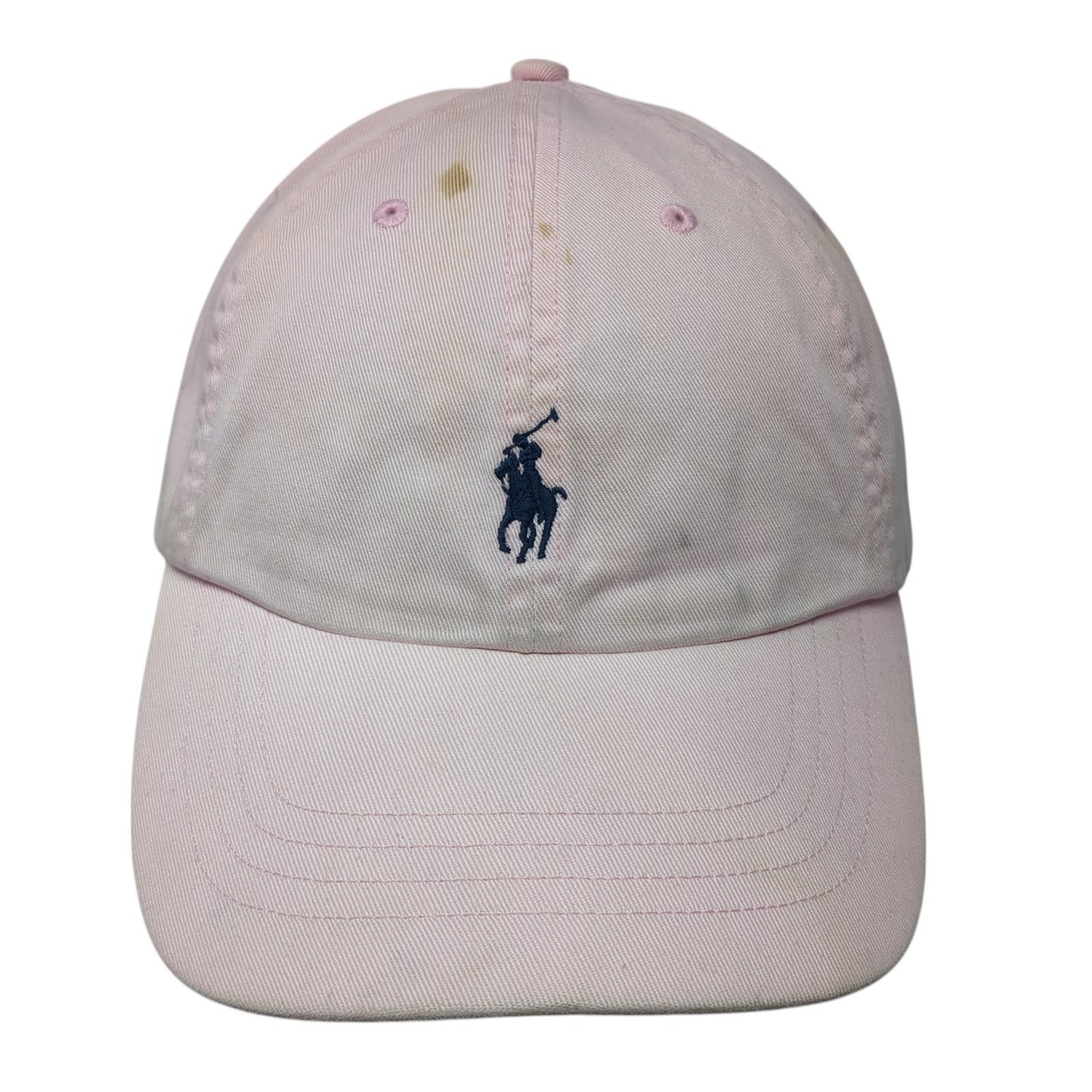 Polo Ralph Lauren Small Pony Slideback Hat Pink One Size Leather Strap