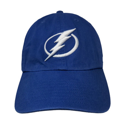 '47 Brand Men's Slideback Hat Blue OSFA Embroidered NHL Tampa Bay Lightning Logo