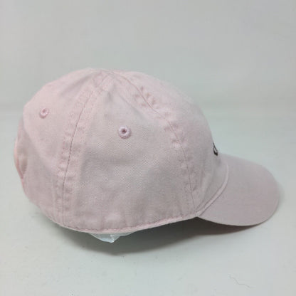 Old Navy Baby Stretchy Hat Pink Size 0-6 Months Embroidered Spell Out Logo