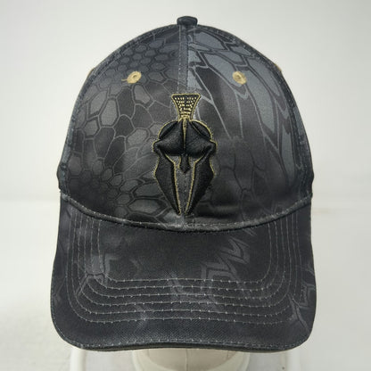 Kryptek Baseball Cap One Size Black Gray Gold Typhon Camo Spartan Helmet Hat