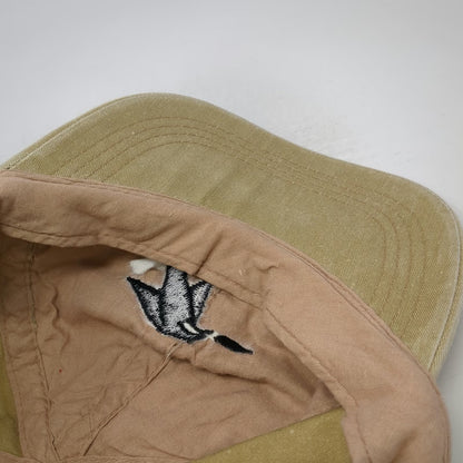 CJ Hats Baseball Cap Beige One Size Flying Bird Cotton Slideback Adjustable Hat
