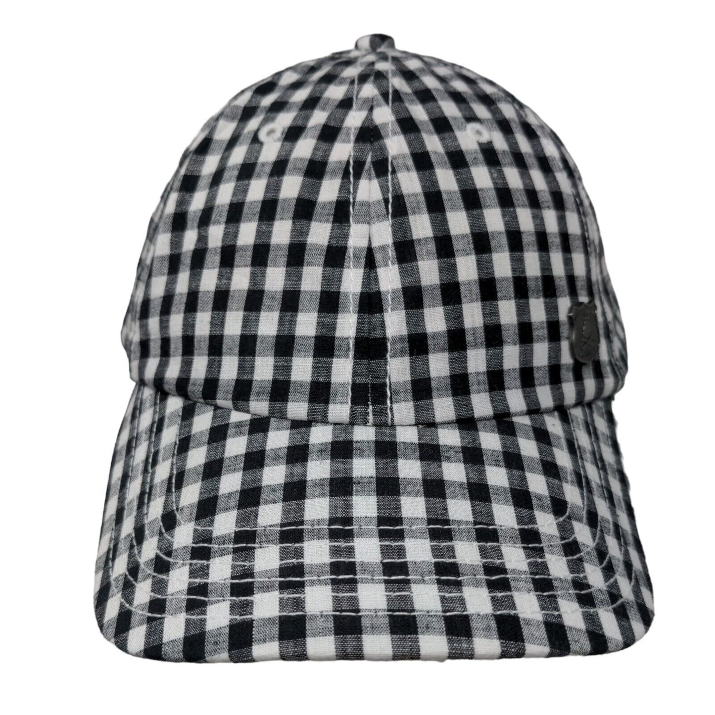 Nick Graham Slideback Hat Multicolor OSFA Adjustable Gingham 6 Panel Cotton