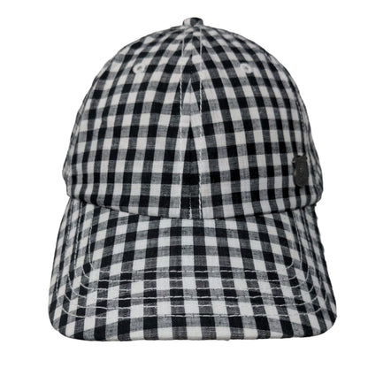 Nick Graham Slideback Hat Multicolor OSFA Adjustable Gingham 6 Panel Cotton