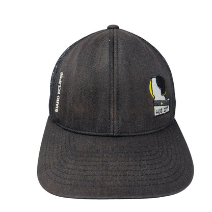 Idaho Eclipse Aug. 2017 Snapback Trucker Hat Black One Size Mesh Back