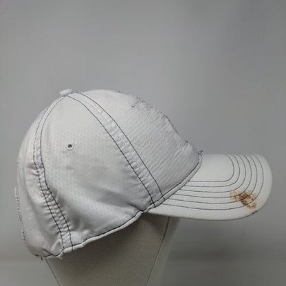 Under Armour Strapback Hat White One Size Adjustable Embroidered 6 Panel