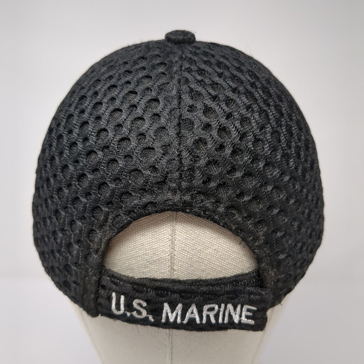 United States Marine Corps Strapback Hat Black One Size US Warriors
