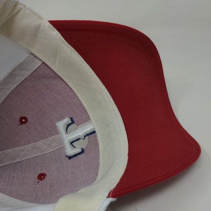 Texas Rangers Progressive 30/30 Club Strapback Hat Red OSFM Embroidered