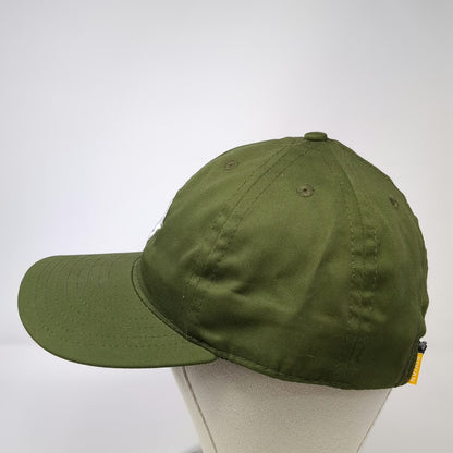 Rivian Baseball Cap Green White One Size Cotton Made in USA Adjustable Strap Hat