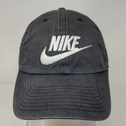 Nike Slideback Hat Black OSFM One Size Adjustable Embroidered Heritage 86