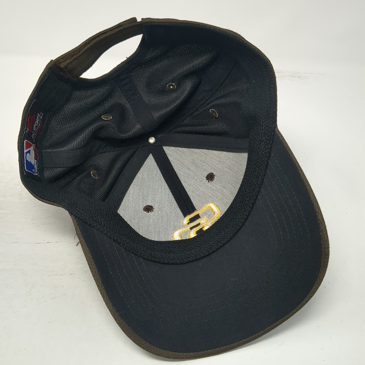 San Diego Padres MLB OC Sports Baseball Cap Brown One Size SD Logo Strapback Hat