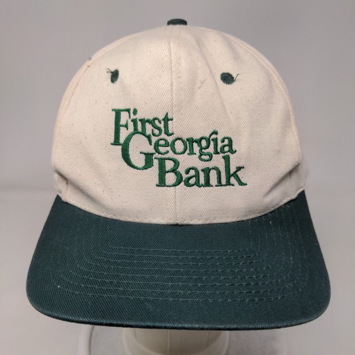 First Georgia Bank Snapback Hat Multicolor OSFA Adjustable Embroidered KC Caps
