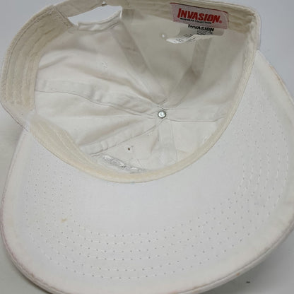 Invasion Loreto Mexico Embroidery White Baseball Cap Hat One Size Slideback