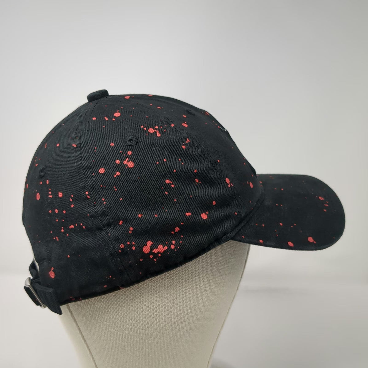 Friday the 13th Baseball Cap Black One Size Blood Splatter Jason Voorhees Hat