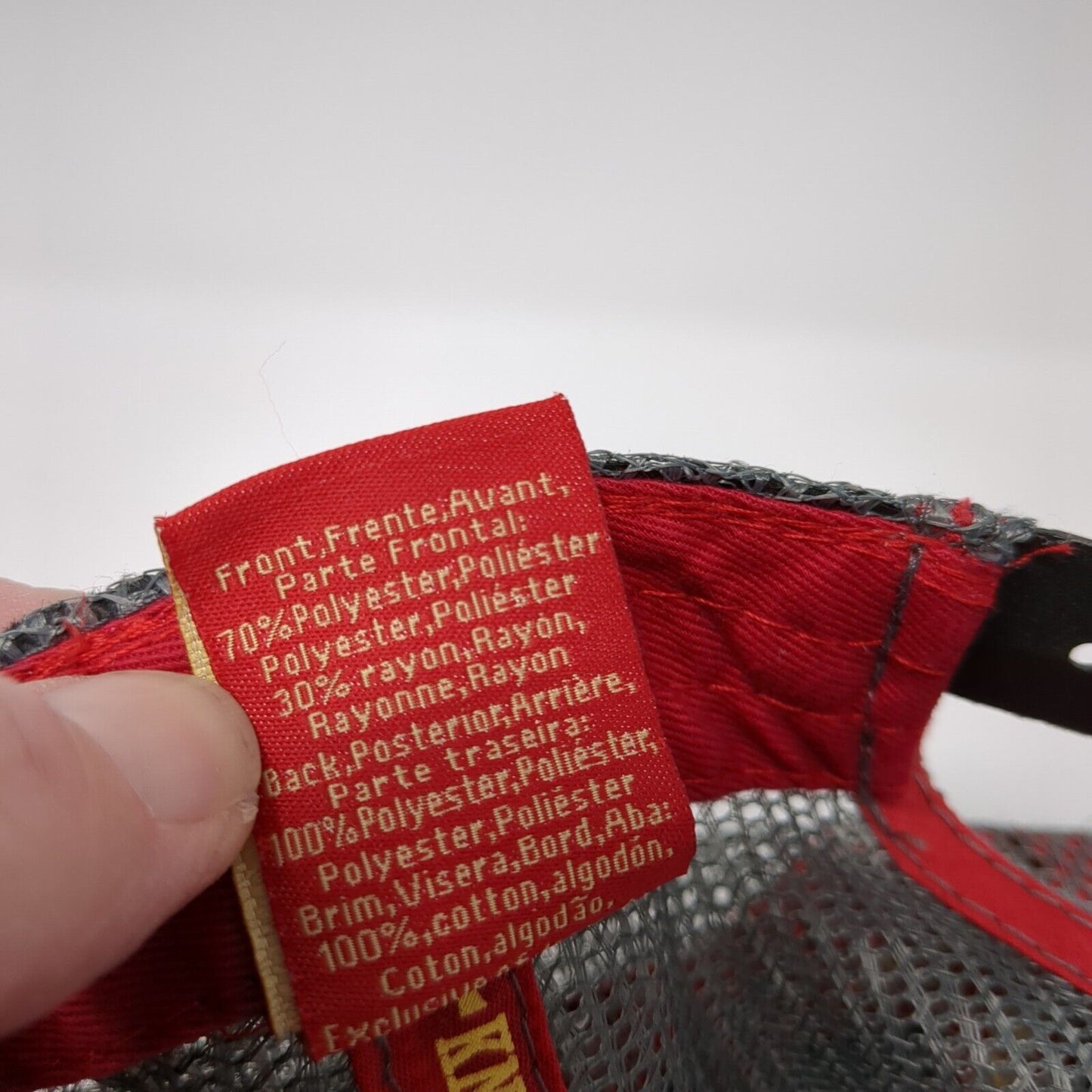 Chicks Dig Me Snapback Trucker Hat Gray One Size Mesh Back Colorblock