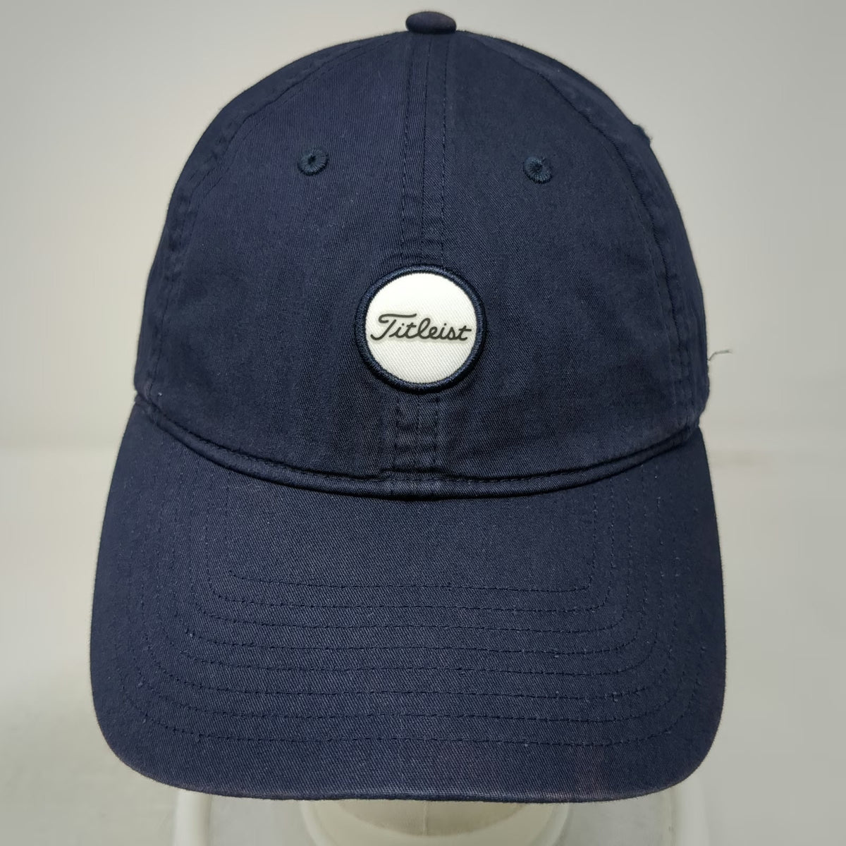 Titleist Baseball Cap Blue One Size Timber Stone Golf Hat Slideback Cotton