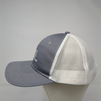 RJS Invitational Snapback Trucker Hat Gray One Size Mesh Back Colorblock