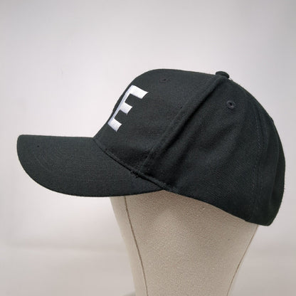 CE Snapback Hat Black OSFM Adjustable Embroidered Solid 6 Panel Otto