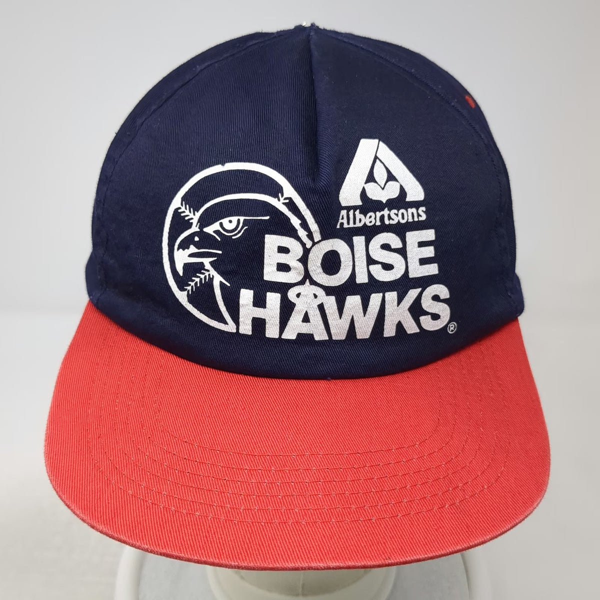 Boise Hawks 5 Panel Blue Red One Size Albertsons Hat Green Underbrim Snapback