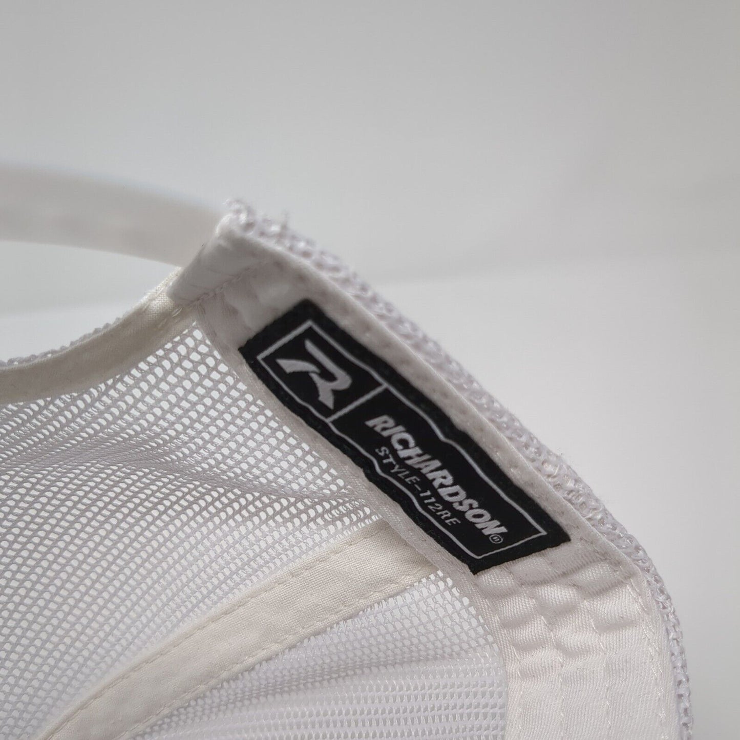 Foundation Logo Snapback Trucker Hat Black OSFA Mesh Back Richardson