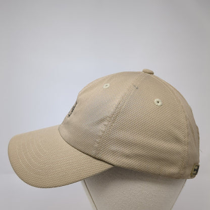 Imperial Strapback Hat Tan One Size Adjustable Embroidered 6 Panel