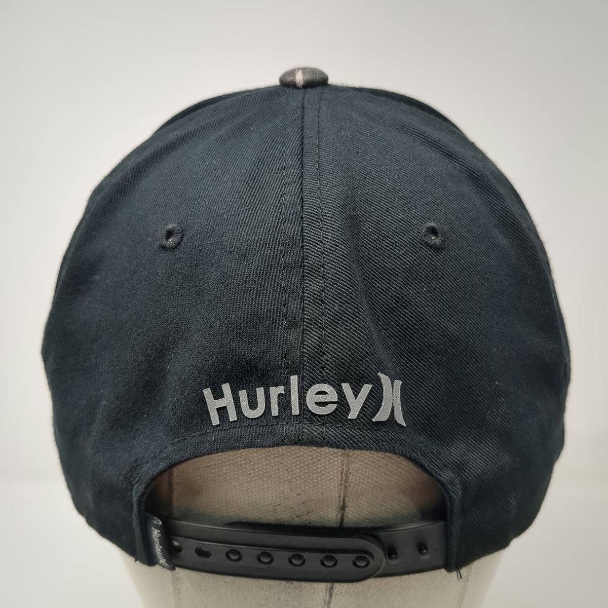 Hurley Snapback Hat Black One Size Camo Pro Flexfit 110 Flat Bill Underbrim