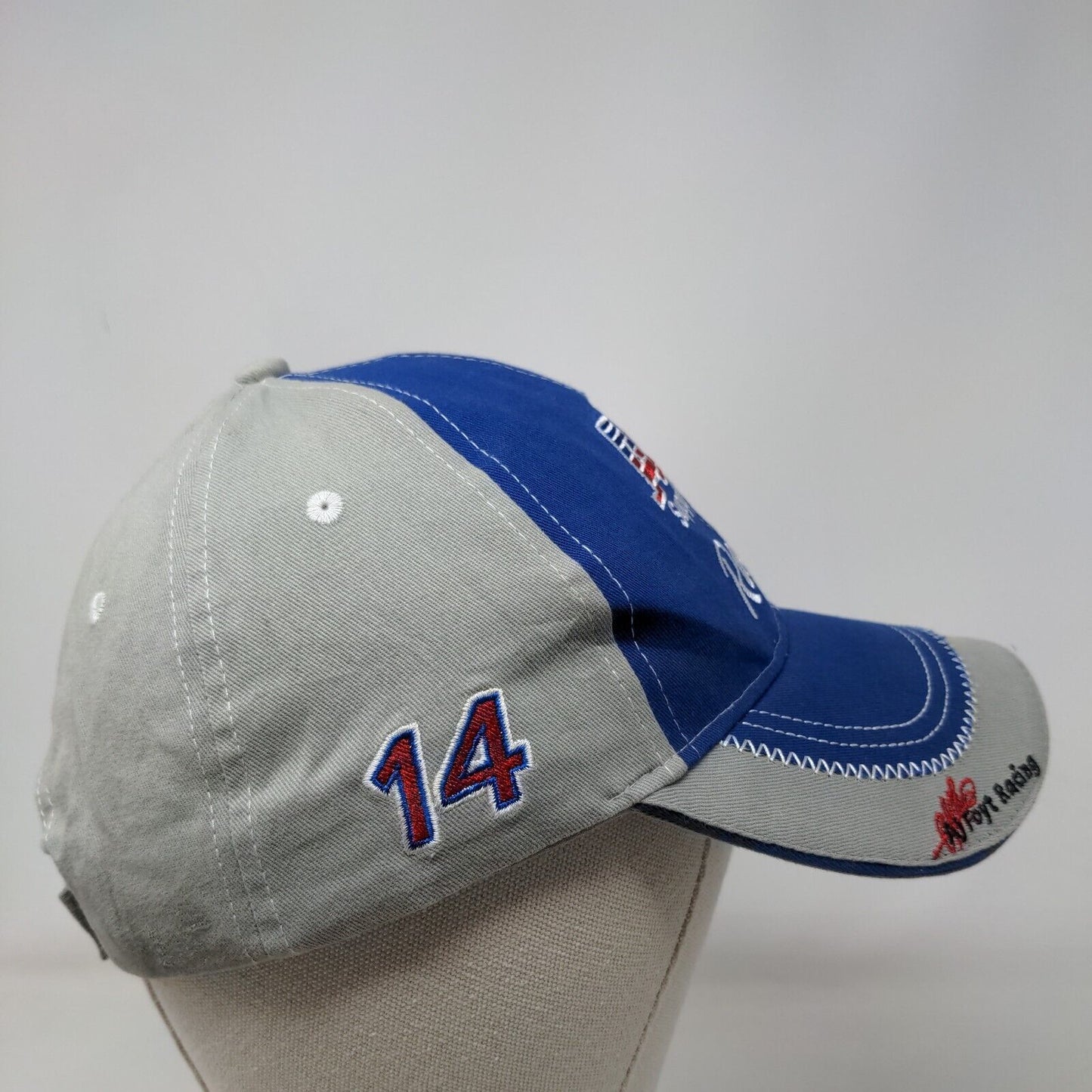 ABC Supply Co Inc AJ Foyt Racing Strapback Hat Multicolor One Size Embroidered