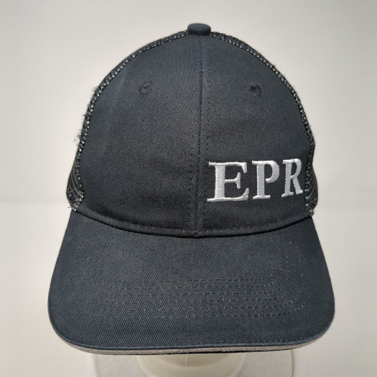 EPR Snapback Trucker Hat Black One Size Adjustable Embroidered Port Authority