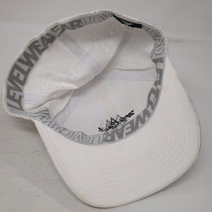 Levelwear Baseball Cap White M McCall Golf Club Performance Stretch Hat