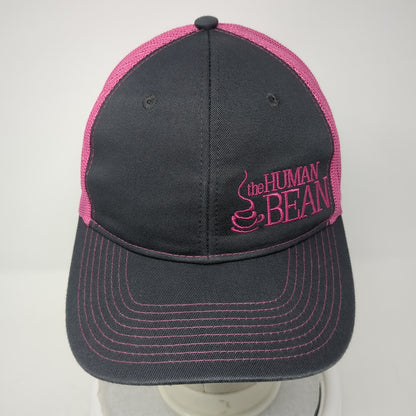 The Human Bean Snapback Trucker Hat Multicolor One Size Mesh Back