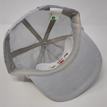 Big Sky Oil Texaco Snapback Trucker Hat Gray One Size Adjustable Mesh Back Rope
