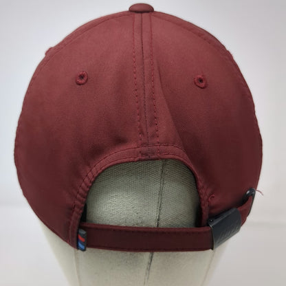 BMW M Series Baseball Cap Red One Size Performance Logo Hat Slideback Racing