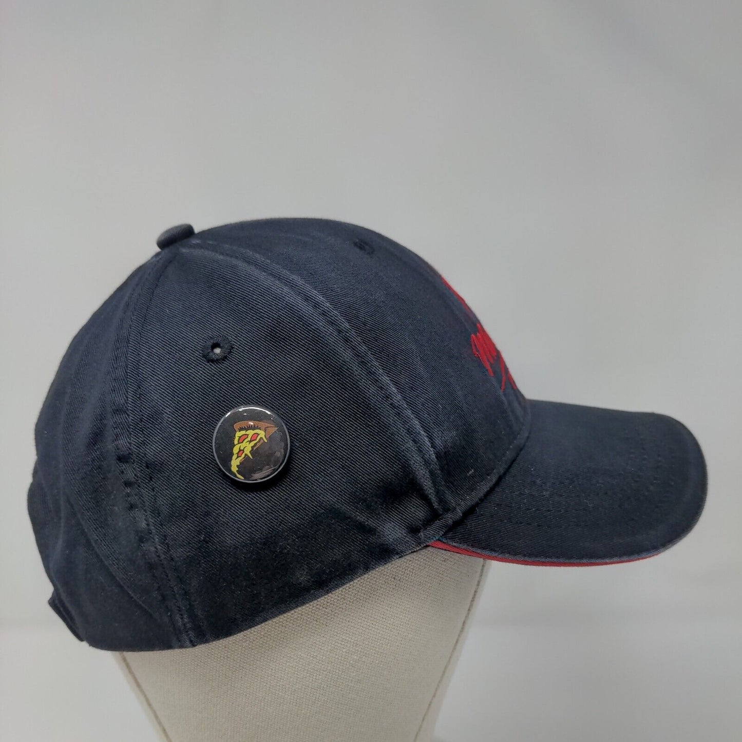 Papa Murphy's Pizza Strapback Hat Blue OSFA Embroidered Employee Crew Cap Crest