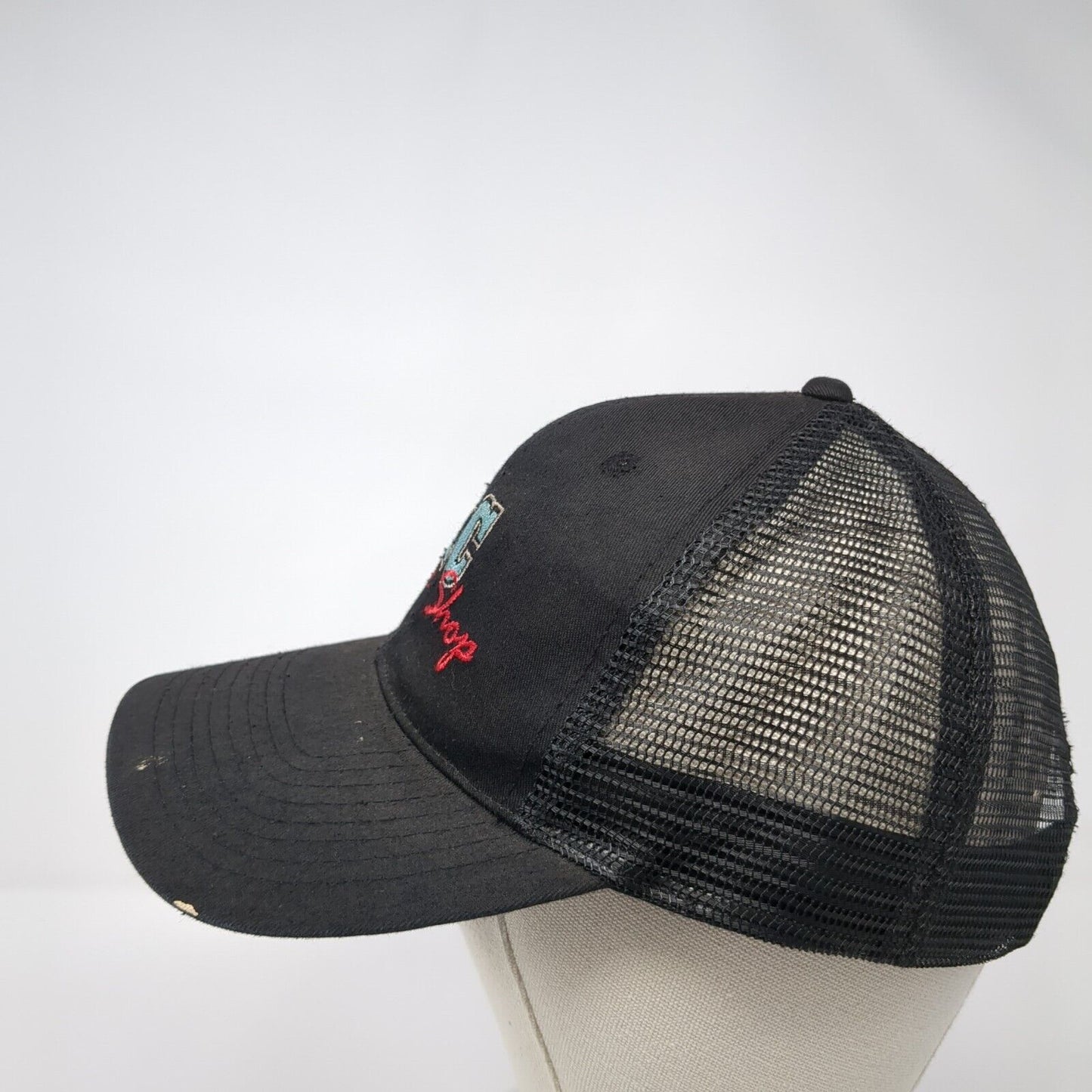 KC Power Shop Snapback Mesh Back Trucker Hat Black One Size Otto