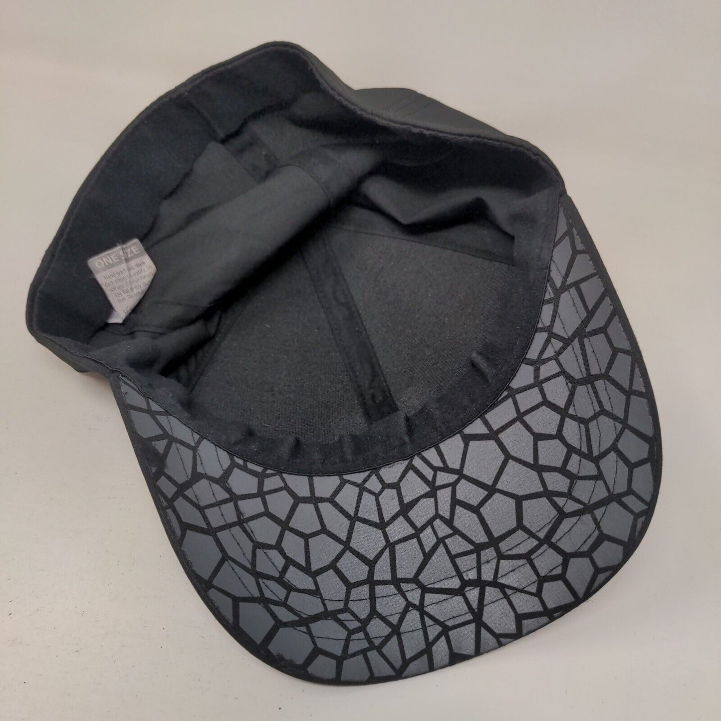Layer 8 Logo Fitted Hat Black One Size 6 Panel Casual Outdoor