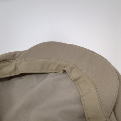 DP Newsboy Flat Cap Tan One Size Adjustable Lightweight Snap Button Blank