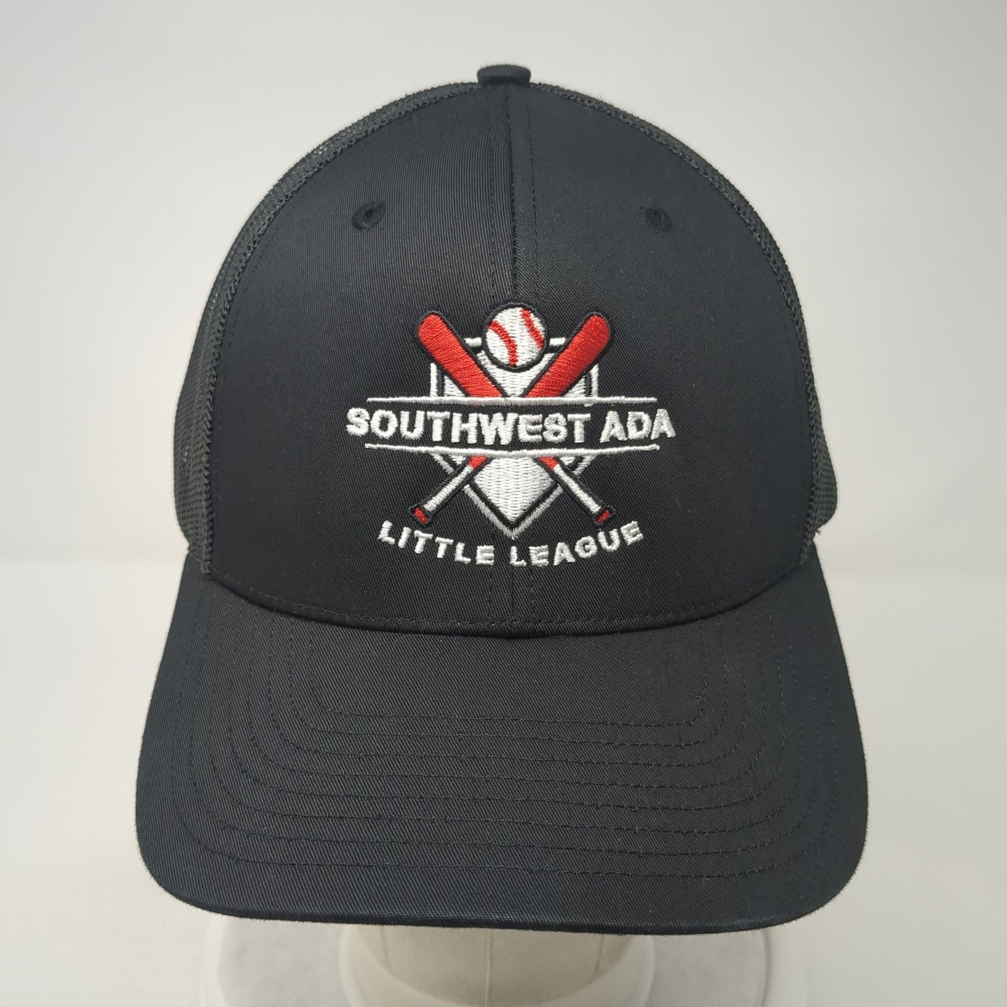 Southwest Ada Little League Trucker Hat Black OS Adjustable Mesh Back Richardson